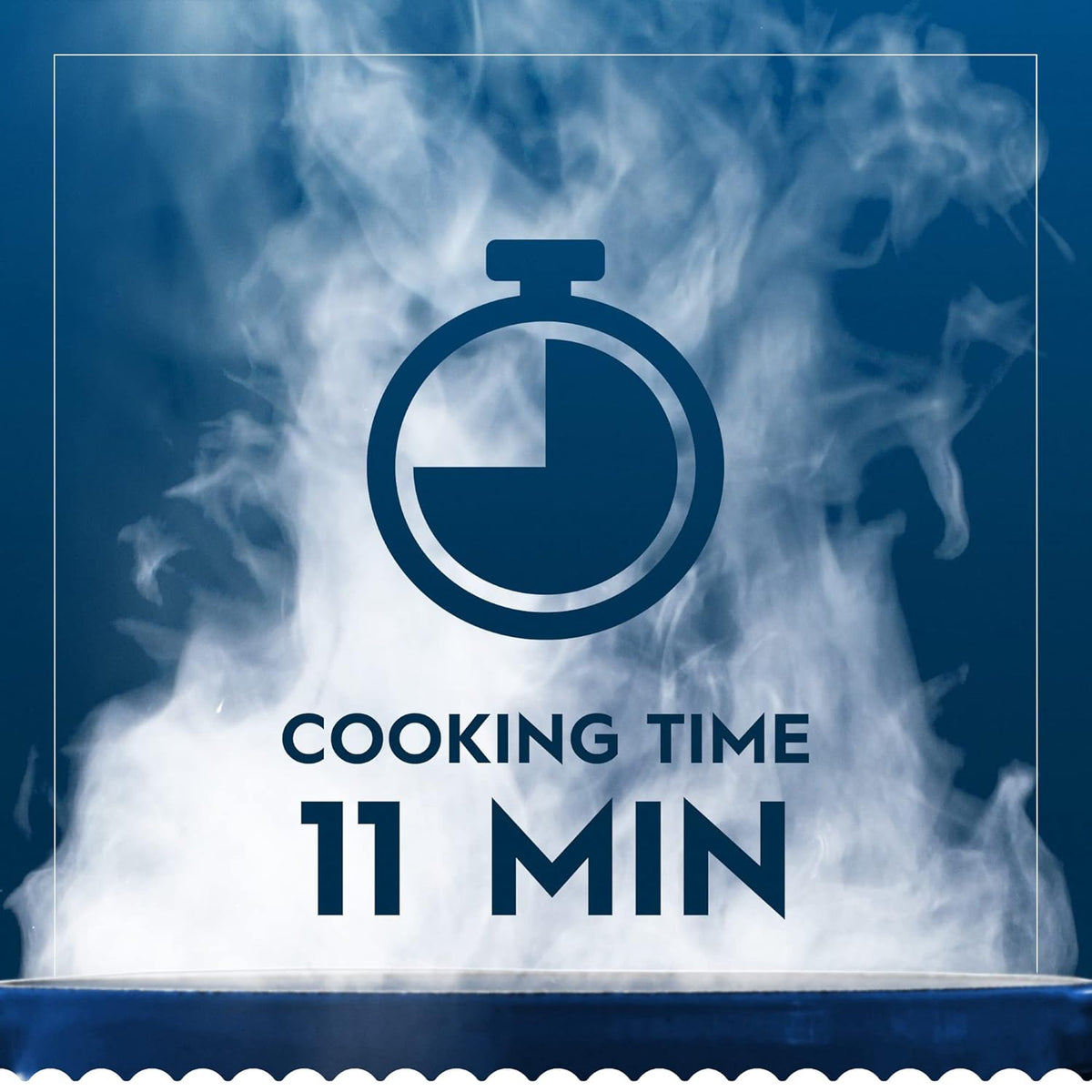 11–12 minute cook time for fast meal assembly