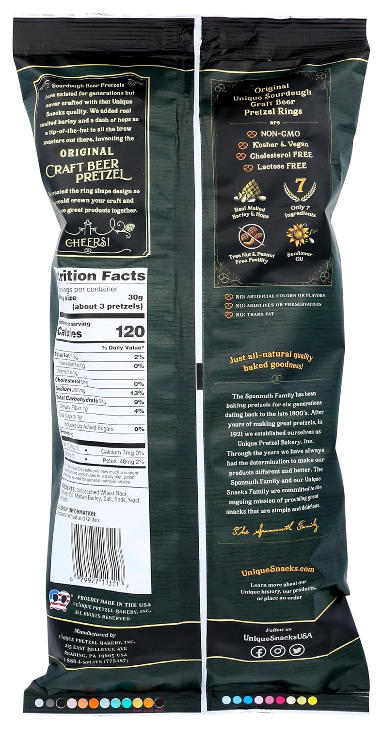 11-ounce resealable bag sized for sharing or extended snacking