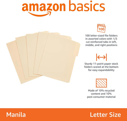 11-point manila stock that expands up to 3/4 inch to hold overstuffed files