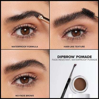 11-shade color range (blonde, soft brown, taupe, caramel, ash brown, medium brown, chocolate, auburn, dark brown, granite, ebony)