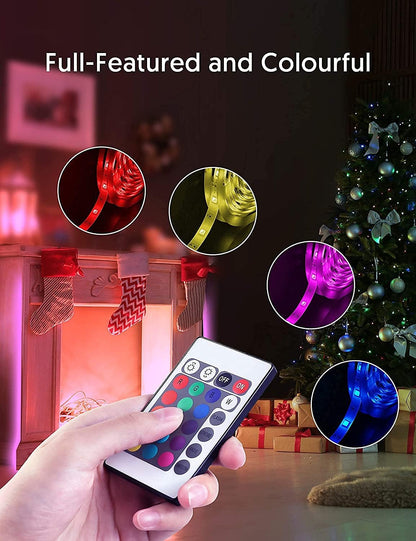 111111 Battery Powered LED Strip Lights – Waterproof Patio & Camping Light for Tents and Picnic Tables