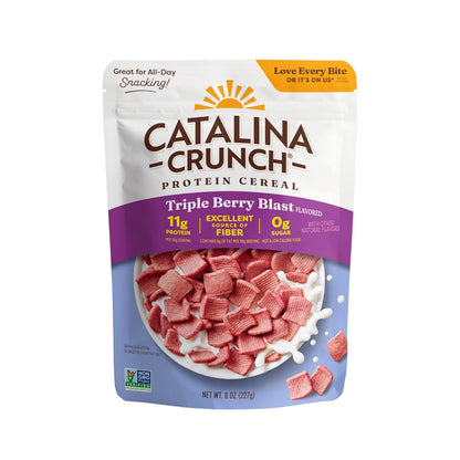 11g of protein per 1/2 cup serving from catalina pea-protein flour blend