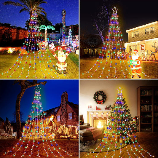 12.6-inch star tree topper (plastic or iron depending on variant)