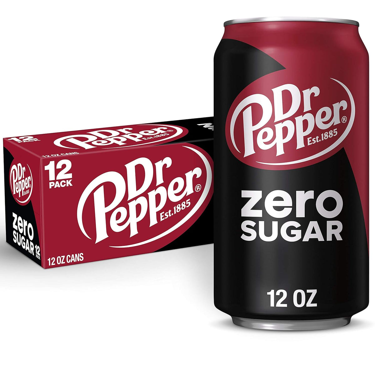 12 fl oz aluminum cans sold in packs of 12 or 24 for bulk stocking
