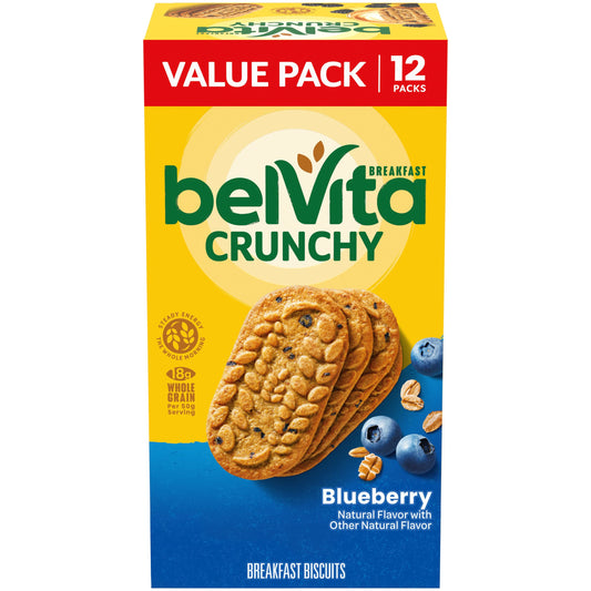 12 individually wrapped packs of 4 biscuits each (48 biscuits total)