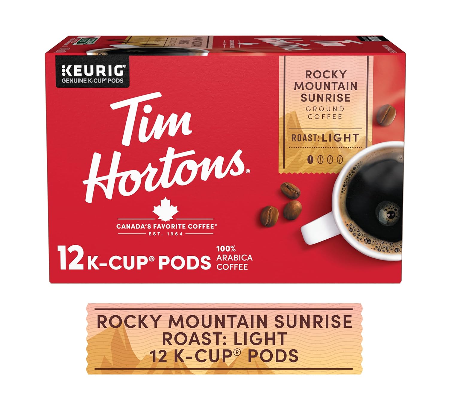 12 k-cup pods per box, single-serve format