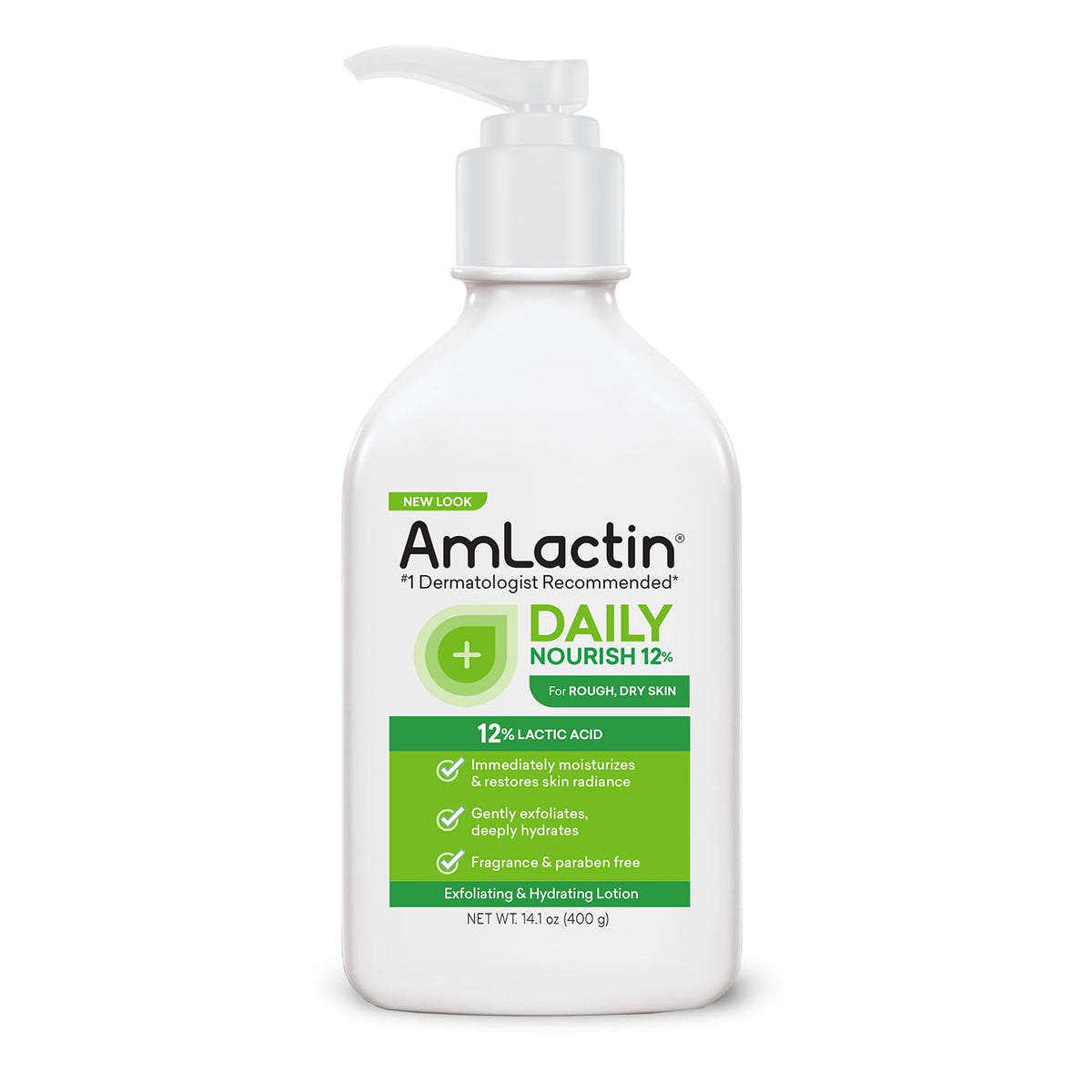12% lactic acid (aha) active ingredient for chemical exfoliation and hydration