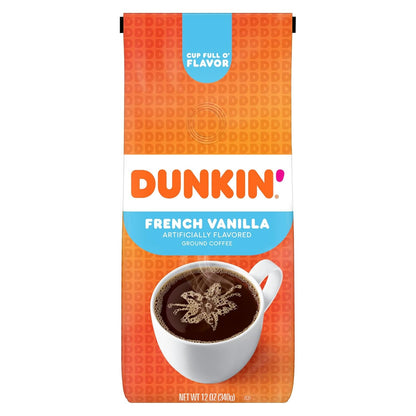12 oz bag of medium roast ground coffee (pre-ground, no grinder needed)