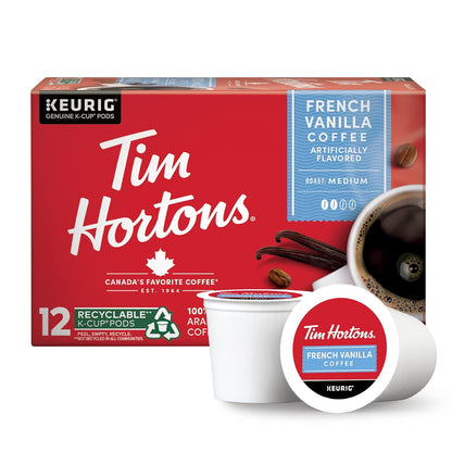 12 single-serve k-cup pods in a 4.44-ounce box sized for standard kitchen storage