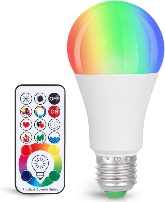 120-color rgbw led with 5700k warm white daily mode and 820 lumens output