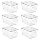 6 - L( 11"L x 7.5"W x 6"H)