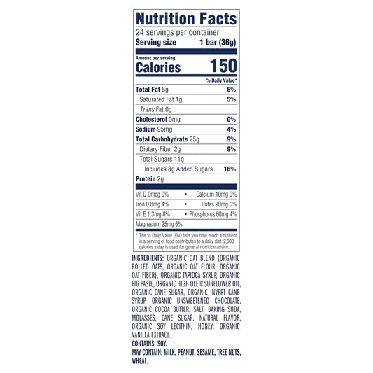 12g whole grains and 3g fiber per 40g serving