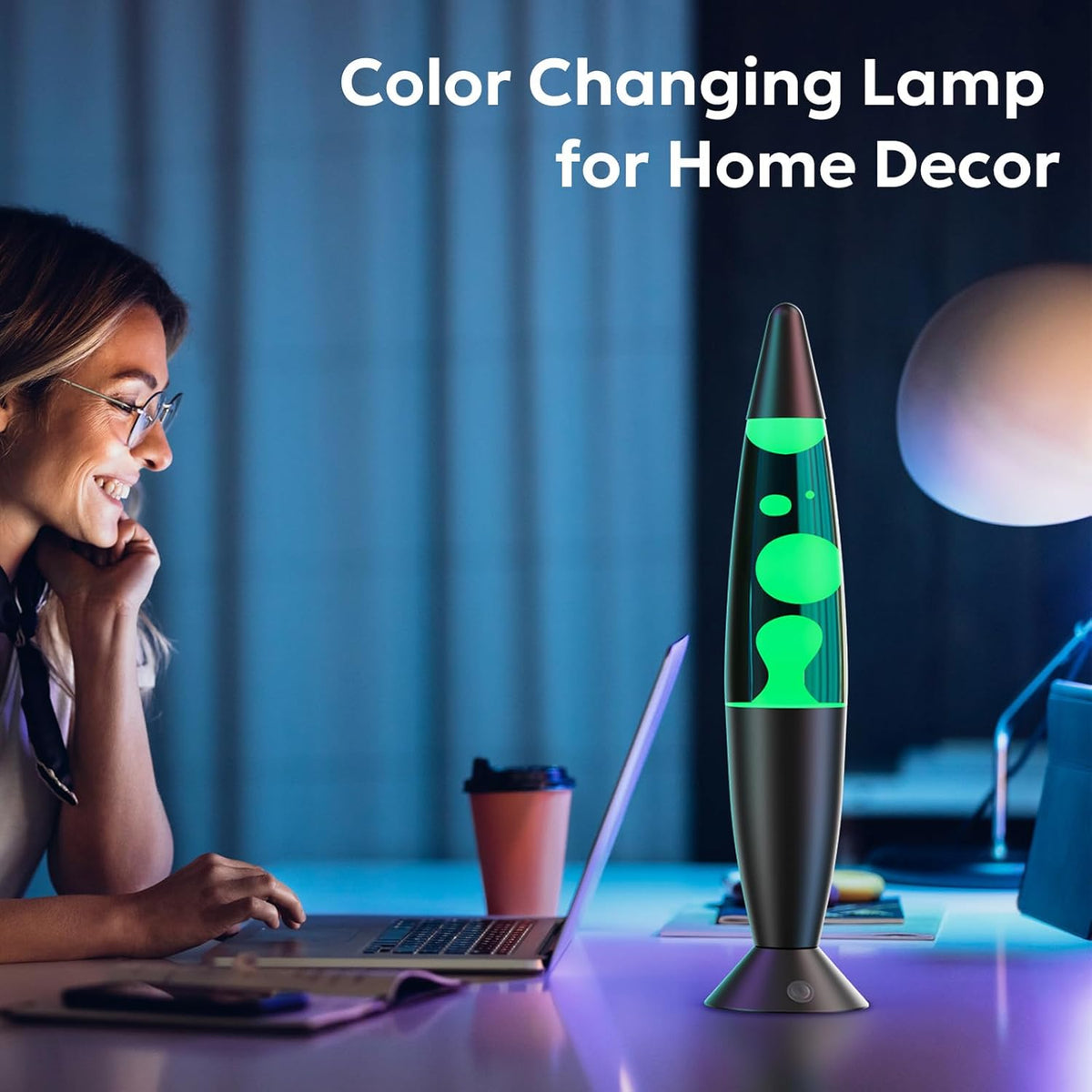 13.5-inch compact size suitable for countertops, nightstands, and desks