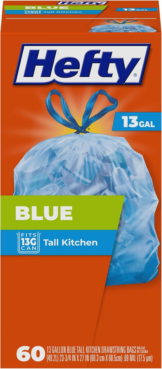 13-gallon capacity sized for standard kitchen trash cans