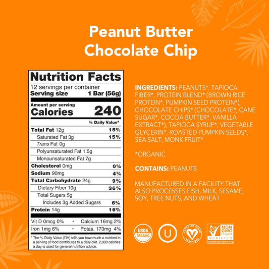 13g fiber and only 4g sugar for sustained energy without crashes