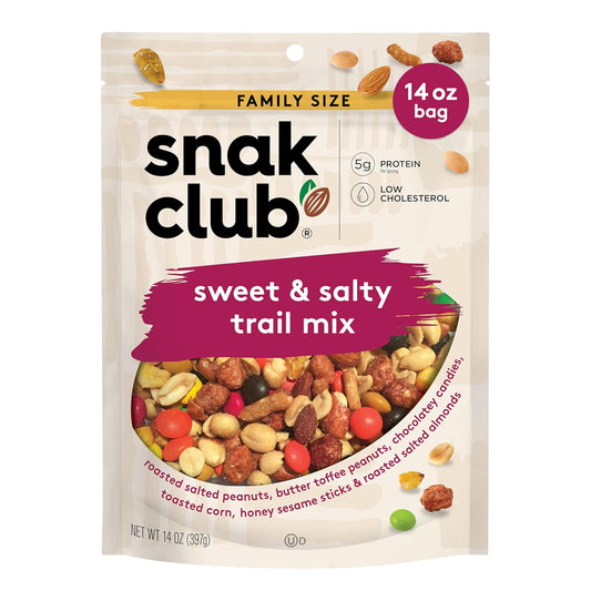 14-ounce resealable family-size pouch for freshness and portion control
