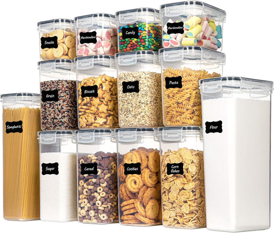 14-piece set in four sizes (2.8l tall, 2.0l large, 1.6l medium, 0.8l small)