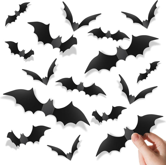 140 bats in 5 varied sizes (7.9" down to 3.1") for layered, natural-looking swarms