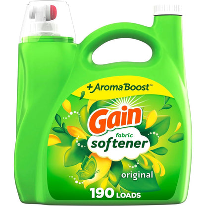 140 fl oz (largest size in the line) yielding approximately 190 loads per bottle