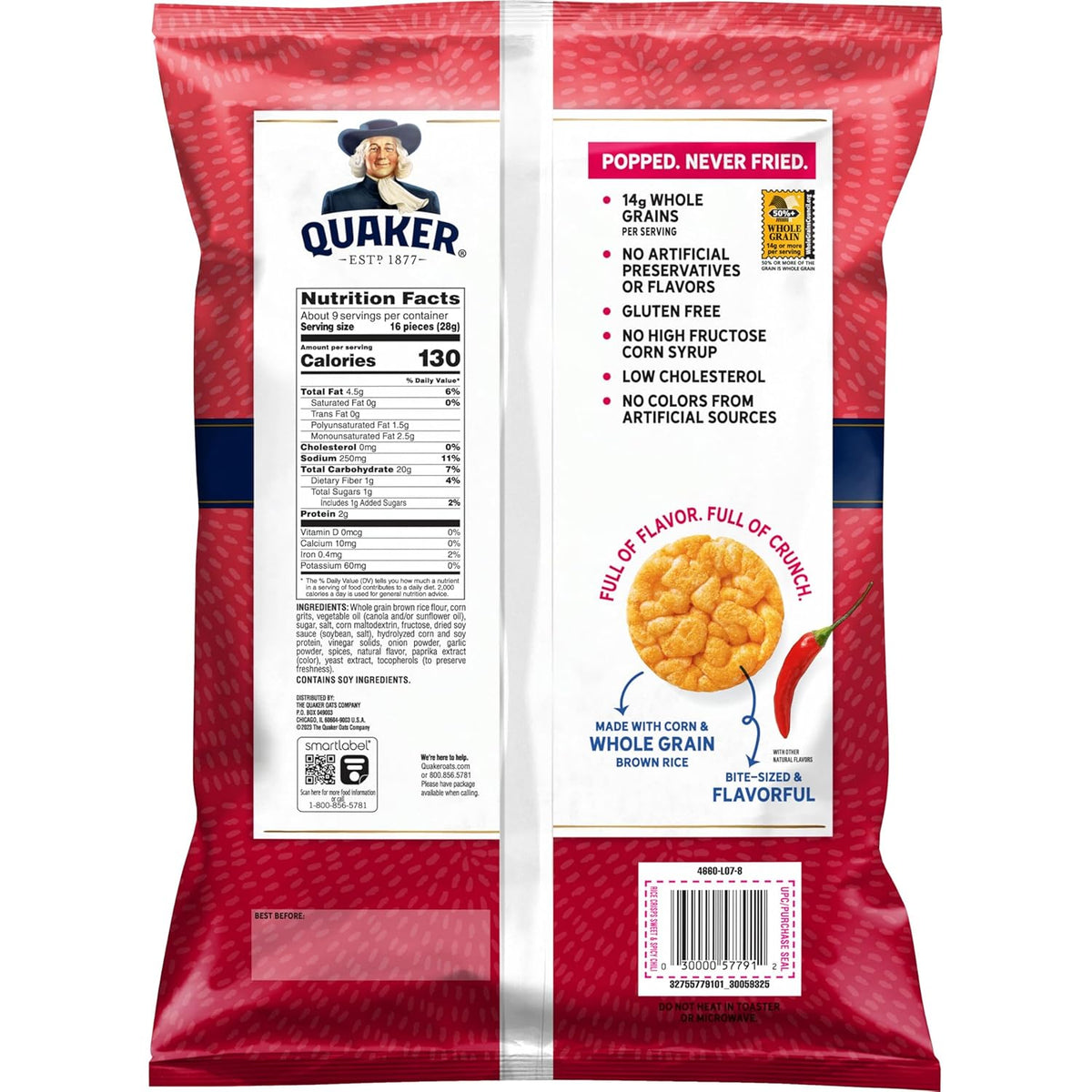14g whole grains per serving