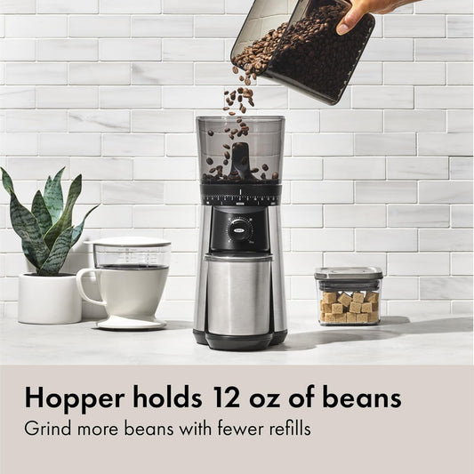 15 grind settings plus micro-adjustments spanning espresso to french press
