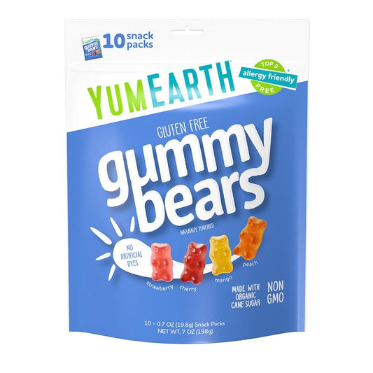 15 individually wrapped 0.7 oz single-serving snack packs per box