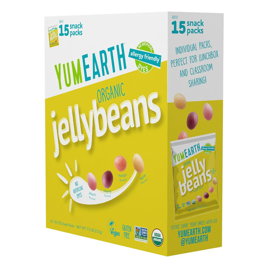 15 individually wrapped single-serving .5 oz bags for grab-and-go convenience