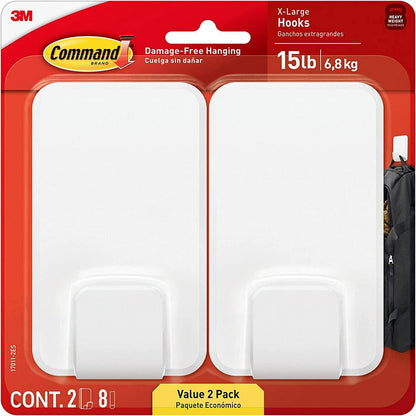 15 lb maximum weight capacity per xl heavyweight hook
