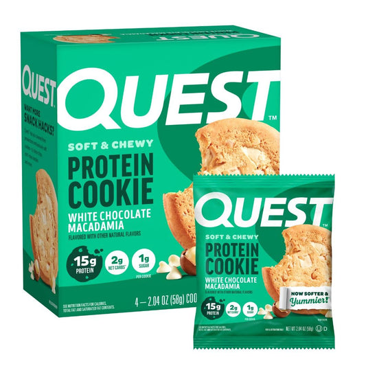 15g of protein per cookie from a milk and whey protein isolate blend