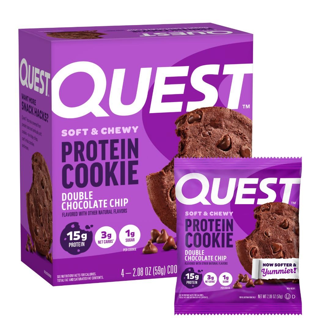 15g of protein per cookie from a milk and whey protein isolate blend