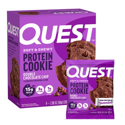 15g of protein per cookie from a milk and whey protein isolate blend