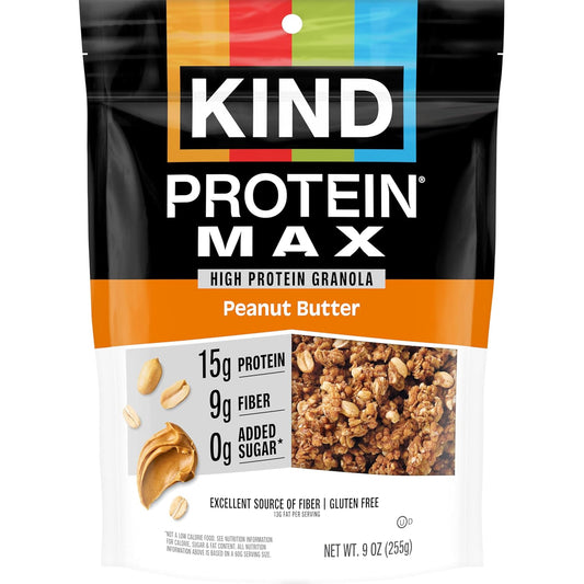 15g protein per serving from soy protein isolate and peanuts