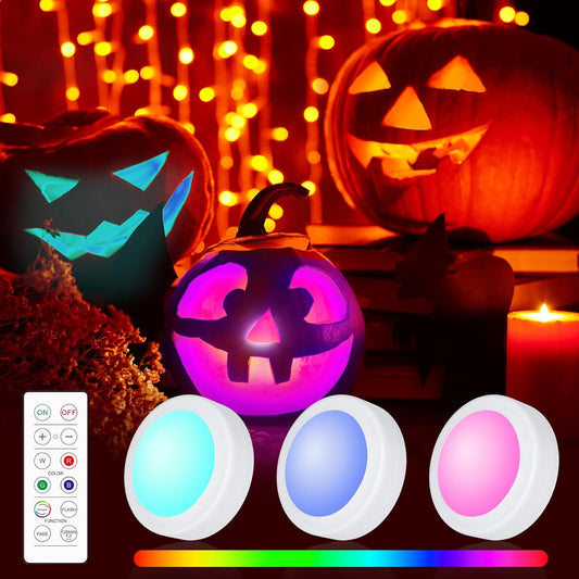 16 changeable colors with 3 light modes (constant, flash, gradient)