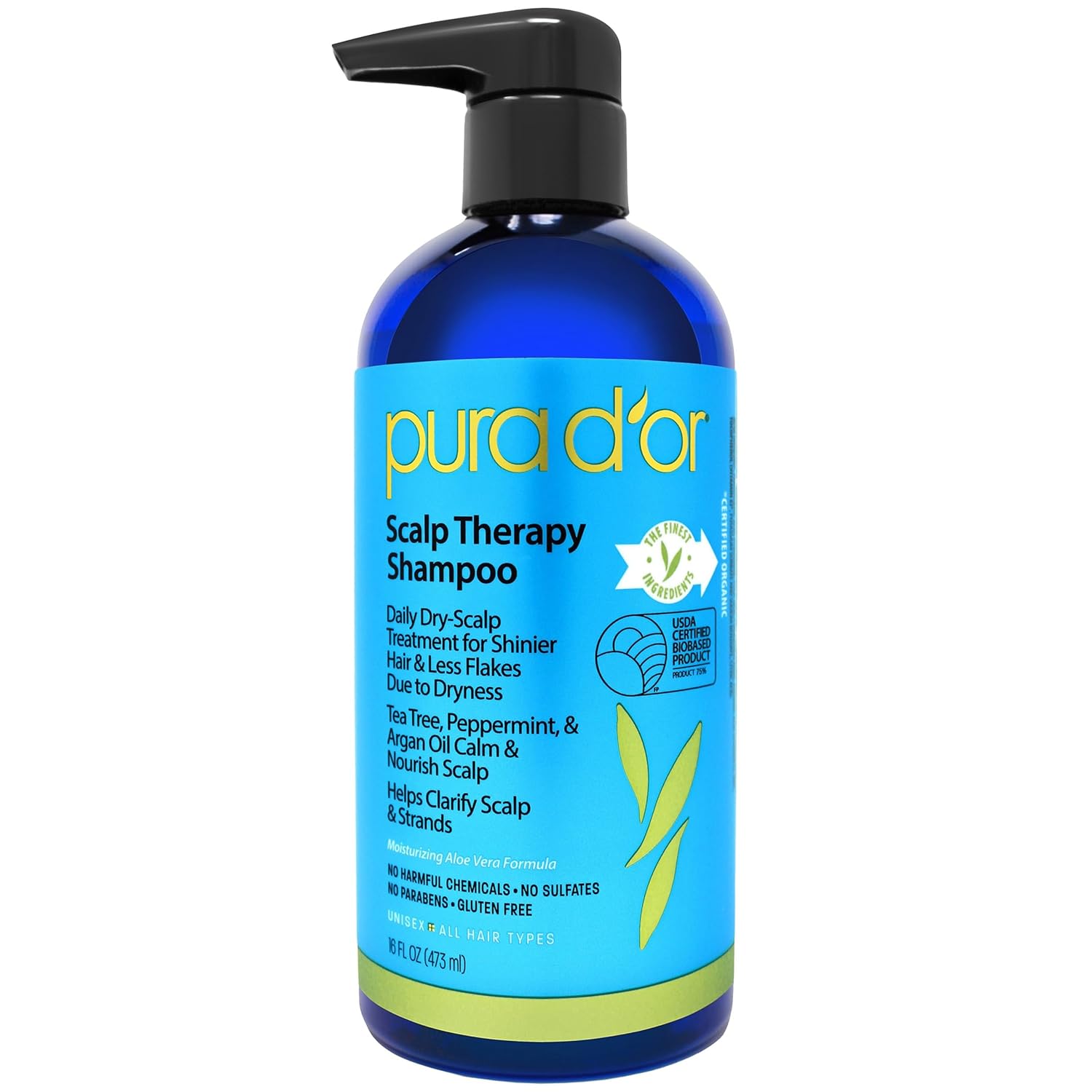 16 fl oz liquid shampoo available in pack of 1 and pack of 2 (value bundle)