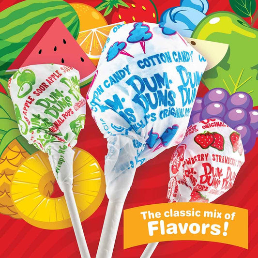 16-flavor assorted mix including root beer, sour apple, and strawberry
