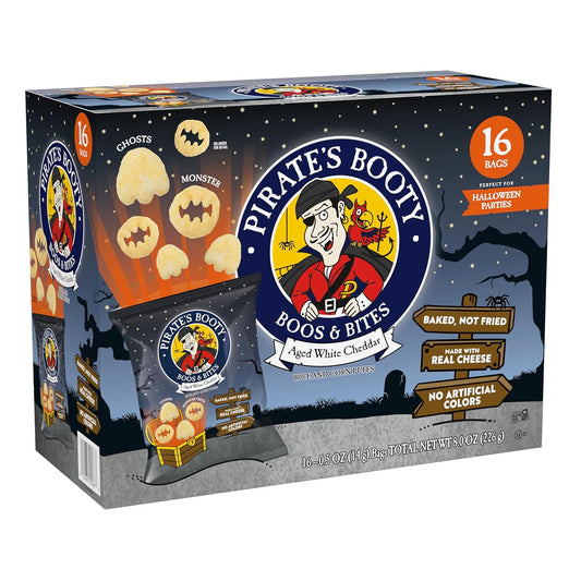 16 individual 0.5oz pre-portioned snack bags for grab-and-go convenience
