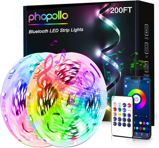 16 million color options controlled via smartphone app over bluetooth