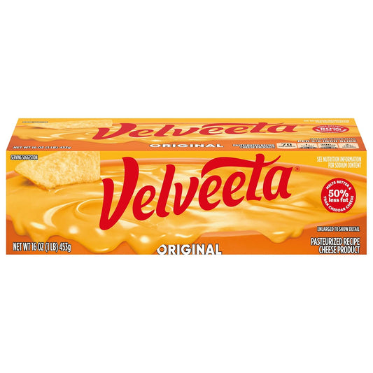 16 oz (1 pound) solid block of pasteurized recipe cheese