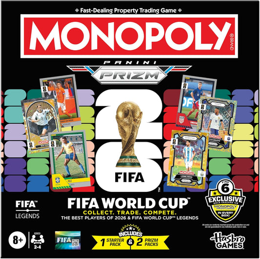16 panini prizm trading cards included (1 eight-card starter pack + 2 four-card prizm packs) featuring current stars and legends