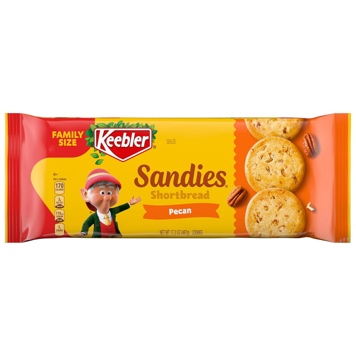 17.2 oz family-size resealable-style package designed for sharing