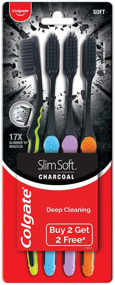 17x slimmer tip bristles vs ordinary end-rounded bristles for interdental cleaning