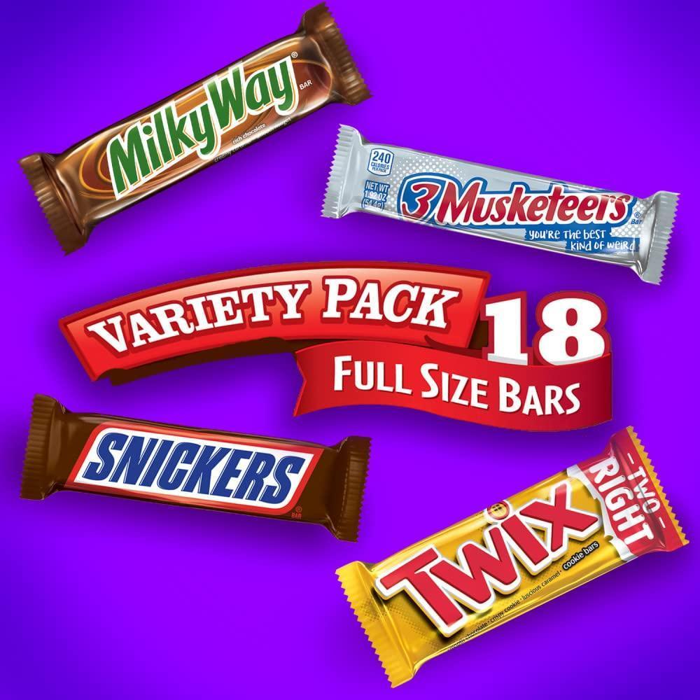 18-count box totaling 33.31 ounces of chocolate