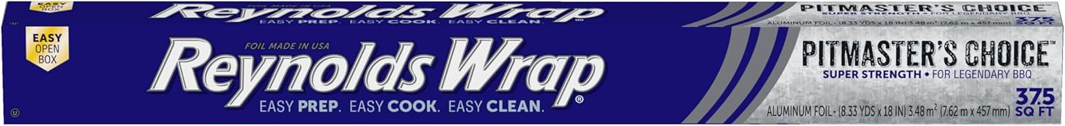 18-inch extra-wide roll for full coverage of large roasts and whole racks