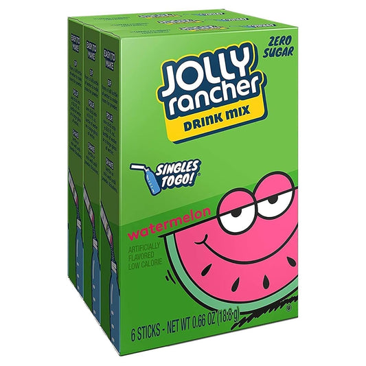 18 total servings in three boxes of 6 single-serve powder packets