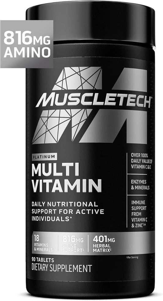 18 vitamins and minerals including full daily requirements of a, c, e, b6, b12