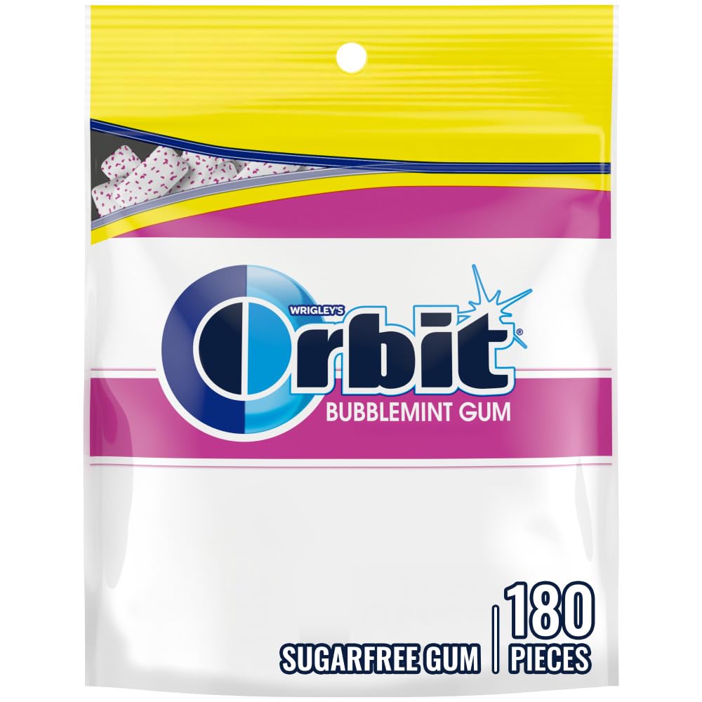 180 individual pieces per resealable bag for extended supply