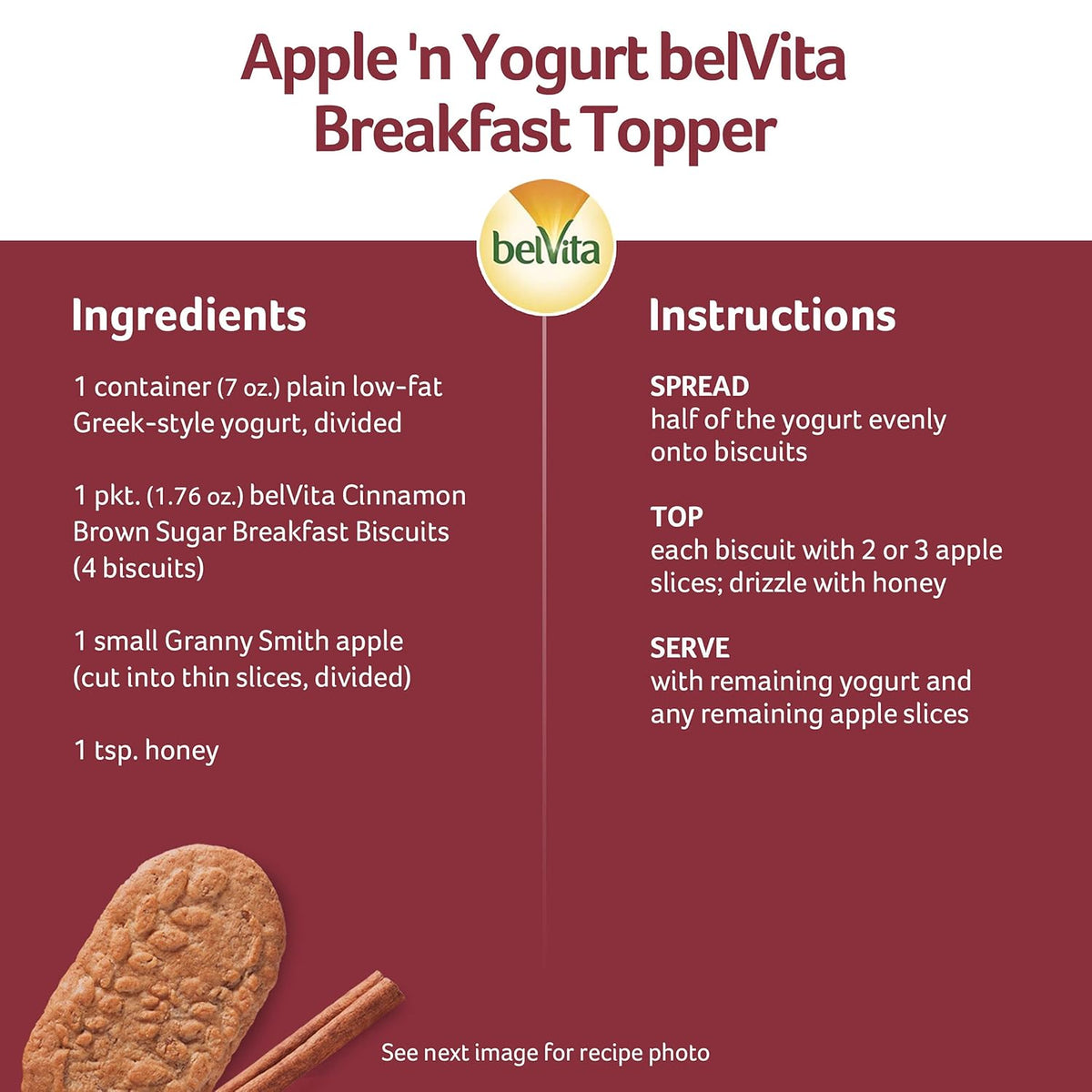 18g whole grain, 2g fiber, and added b vitamins per 50g serving