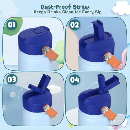 18oz capacity sized for kid grip at 2.7"w x 8.6"h