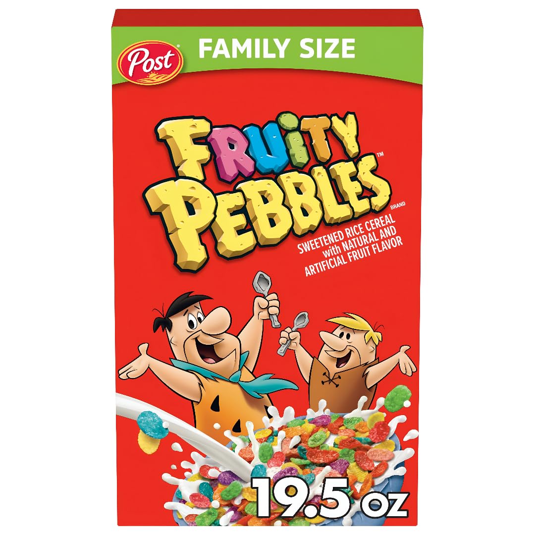 19.5 oz family size box with five size/pack variants (11 oz, 15 oz, 19.5 oz, 32 oz, 19.5 oz 3-pack)