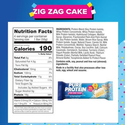 19g of protein per bar